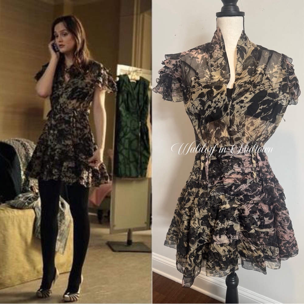 ASO BLAIR WALDORF DIOR DRESS
